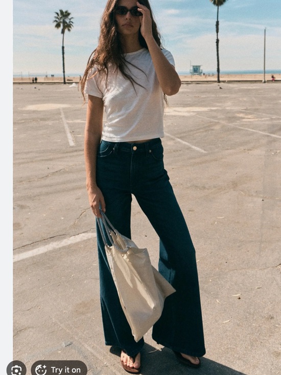 ROLLA'S Denim - ROLLA'S Dark Blue east coast flare High-Rise Wide Leg Jeans